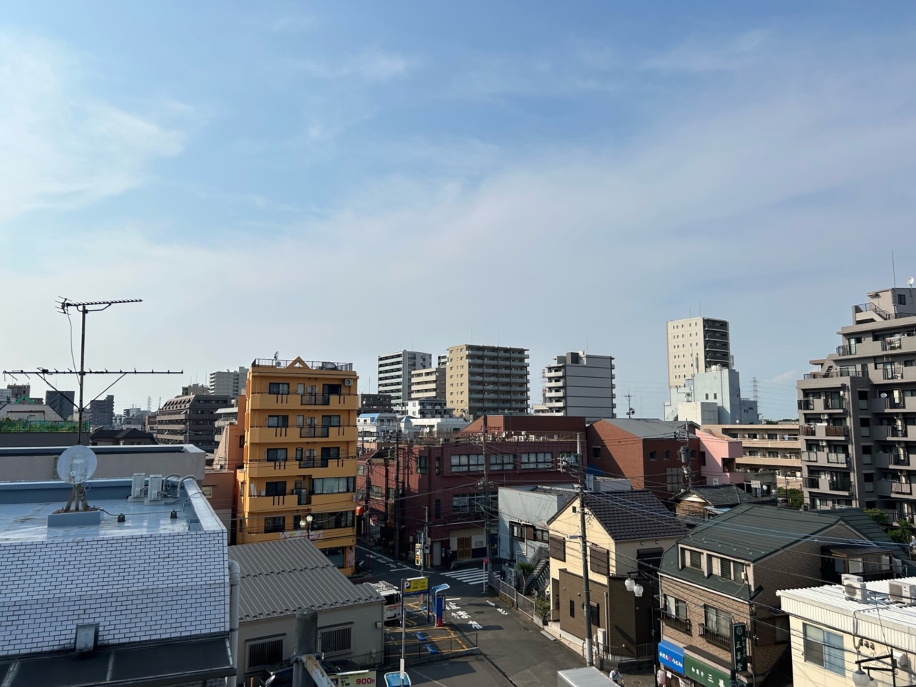 5Fからの眺めがいい、広めの11.7帖ワンルーム（クレールソフィア）