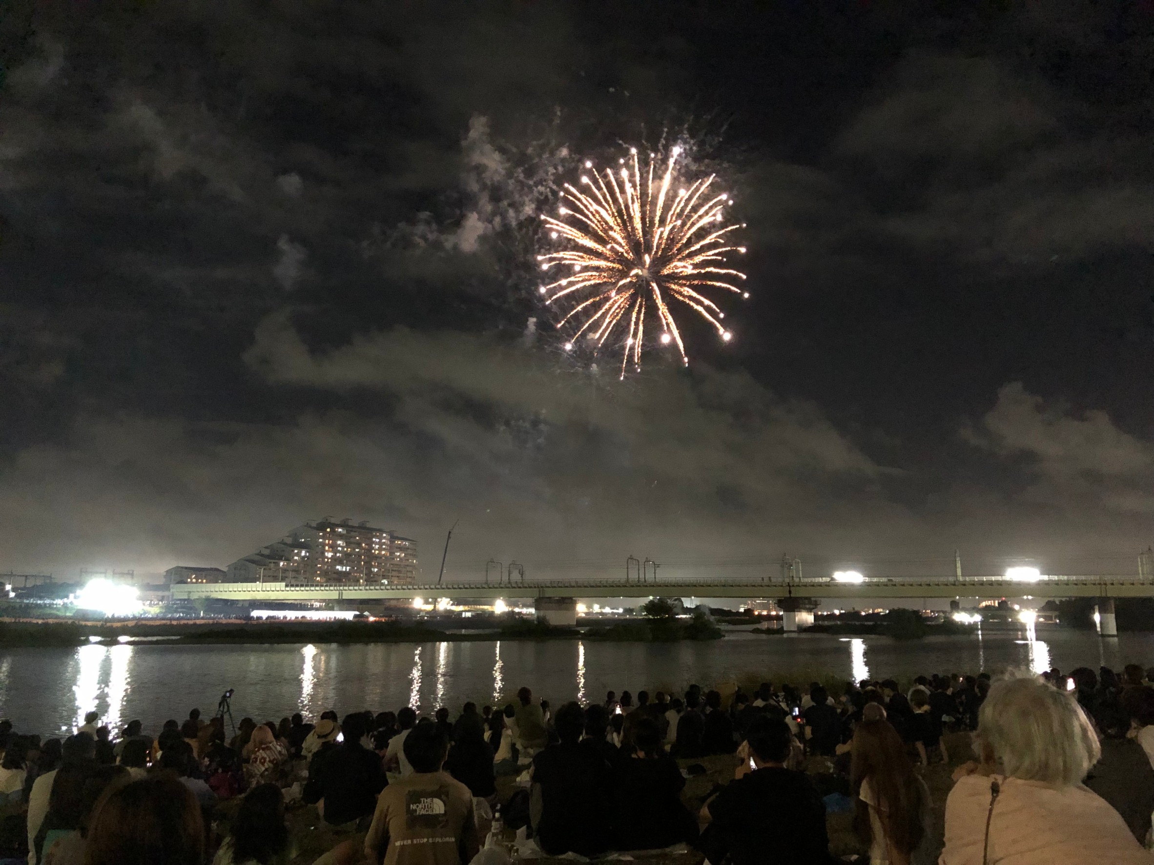 狛江・多摩川花火大会開催