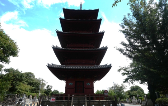 池上本門寺の重要文化財『五重塔』