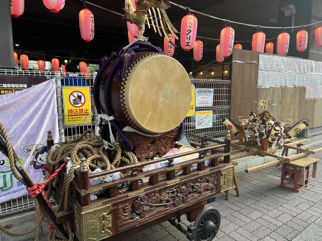 御神輿登場☆氷川神社御礼禮☆（笹塚エリア）