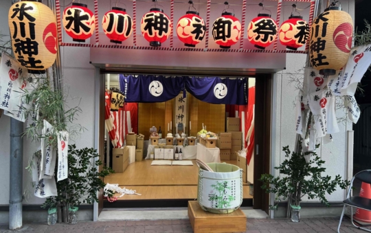 御神輿登場☆氷川神社御礼禮☆（笹塚エリア）