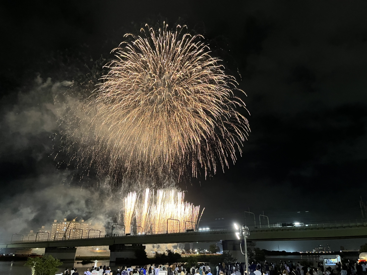 多摩川といればもちろん・・・【多摩川花火大会】