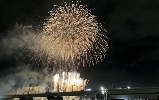 多摩川といればもちろん・・・【多摩川花火大会】