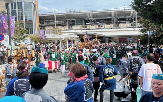 自由が丘駅　熊野神社例大祭