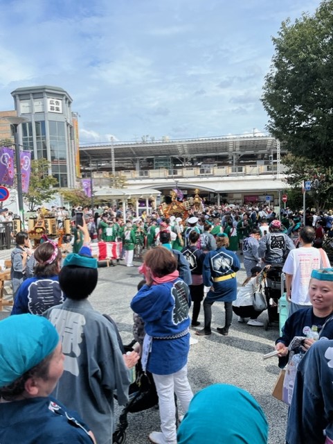自由が丘駅　熊野神社例大祭