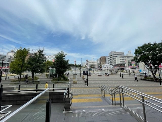 駅前ロータリーが整備されています！