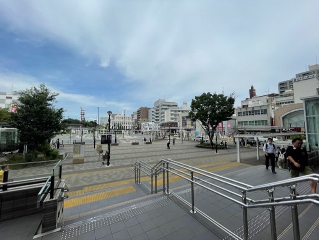 駅前ロータリーが整備されています！