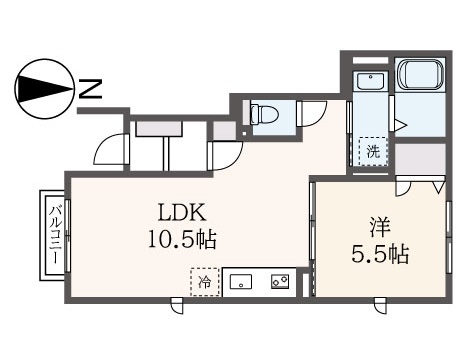 【１ＬＤＫ】国分寺駅徒歩１０分、セキスイハイムの賃貸住宅(Ａｑｕａ　Ｋｏｋｕｂｕｎｊｉ)