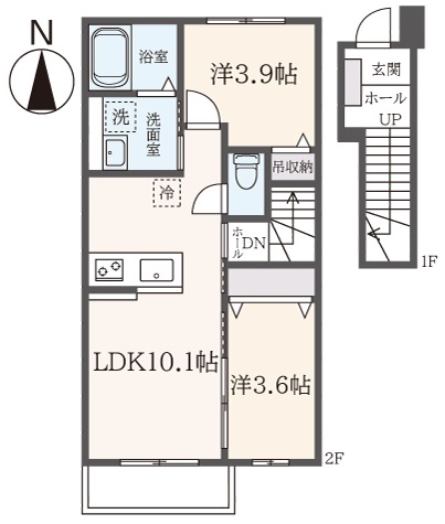 【２ＬＤＫ】国立駅５分、新築、セキスイハイムの賃貸住宅(グラシアＹＲ)