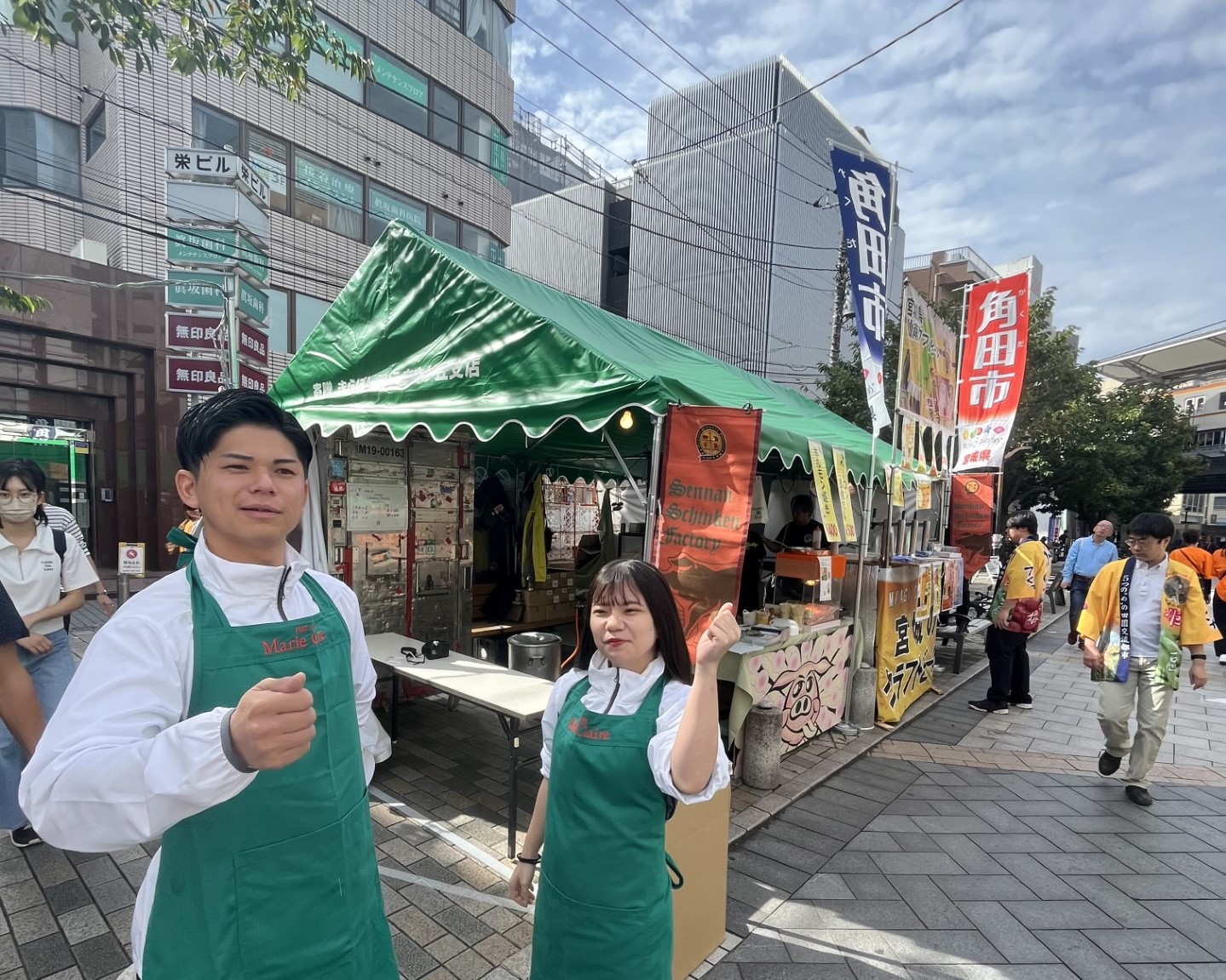 自由が丘女神祭りに参加しました