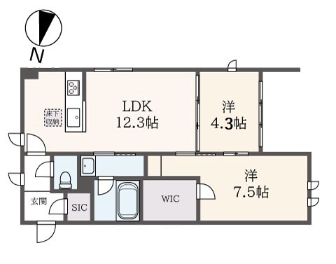 ☆１月竣工の新築２ＬＤＫ☆（ベルドミール幡ヶ谷）