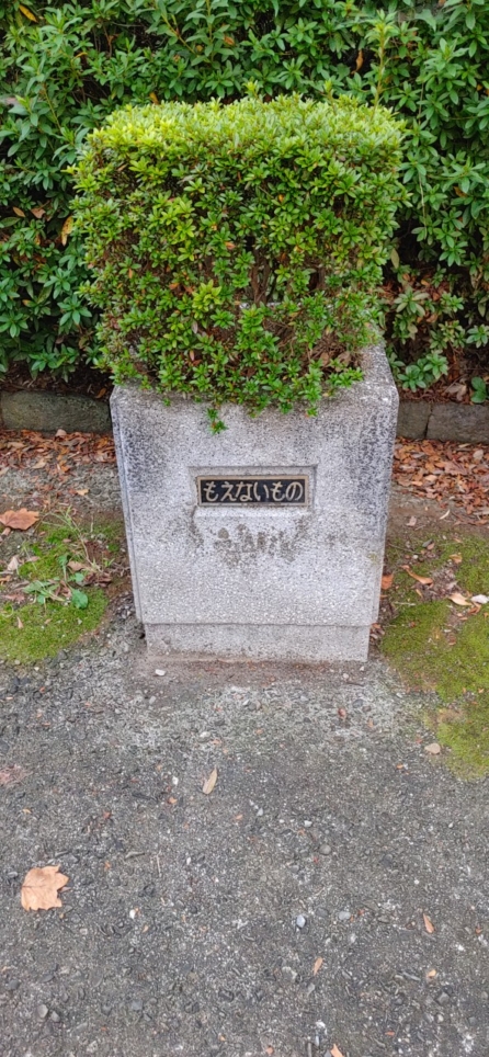燃えないもの・・・燃えるもの？