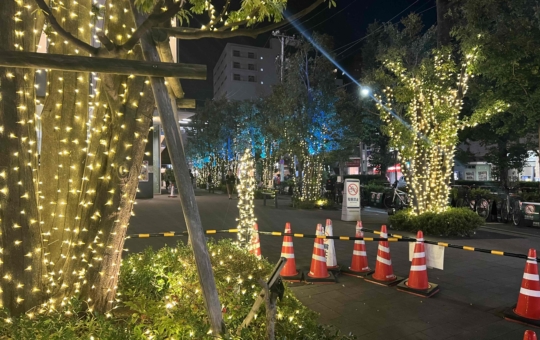 ☆冬の訪れ　笹塚にもイルミネーション☆（笹塚駅）