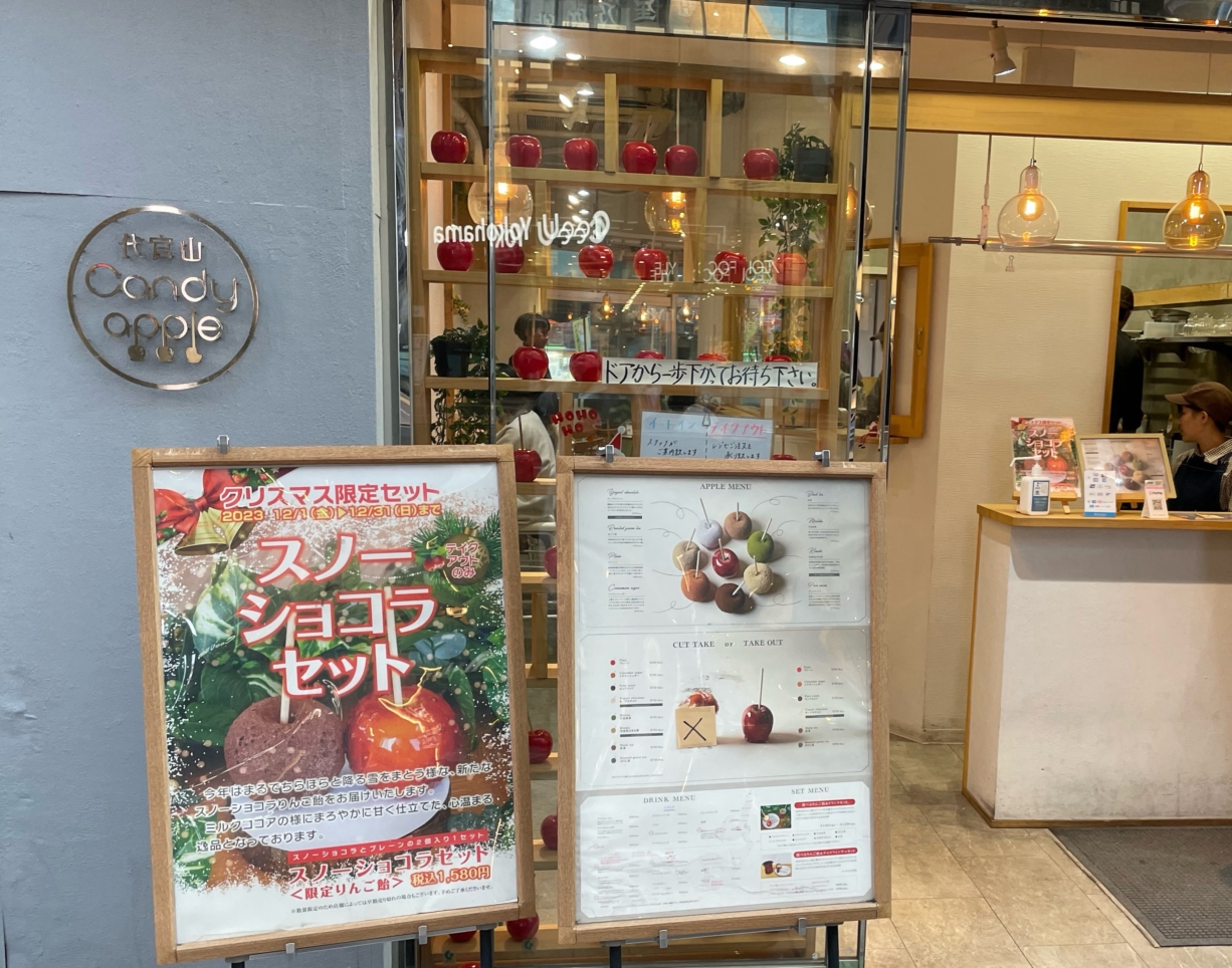 食べ歩きがたのしいCandy apple☆