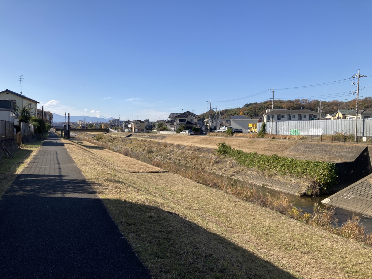 【大塚帝京】富士山が見える遊歩道です♪