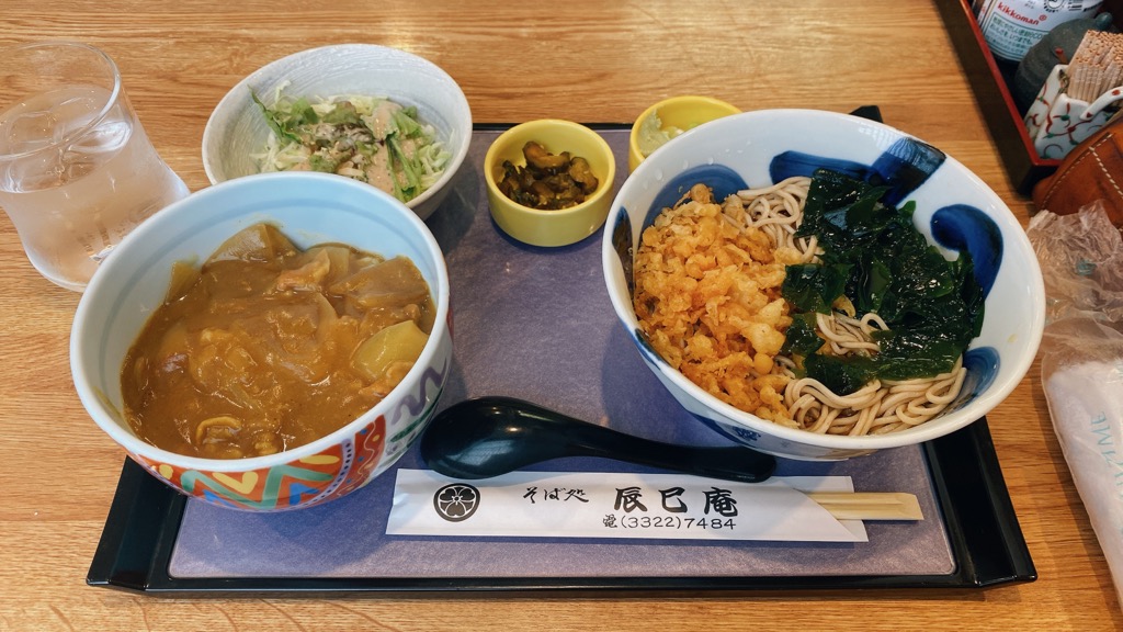 蕎麦屋でがっつりエネルギー補給☆