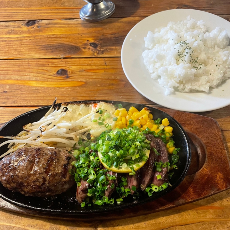 ☆炭火焼きハンバーグ・ステーキ☆