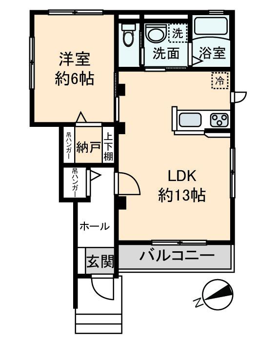 【セキスイハイム管理物件】敷地内駐車場あり1LDK（カーサ　フォンテ）