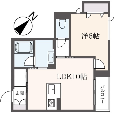 ★幡ヶ谷新築１ＬＤＫ★（ラ・グロワール）