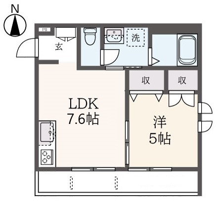 【１ＤＫ】小平駅７分、HEBEL HAUSの賃貸住宅へーベルメゾン(マ・メゾン仲町)