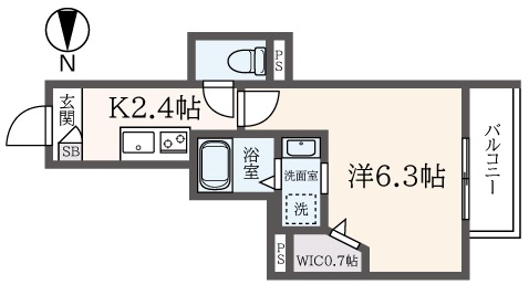 【１Ｋ】国分寺駅４分、HEBEL HAUSの賃貸住宅へーベルメゾン(エスポワール リアン)