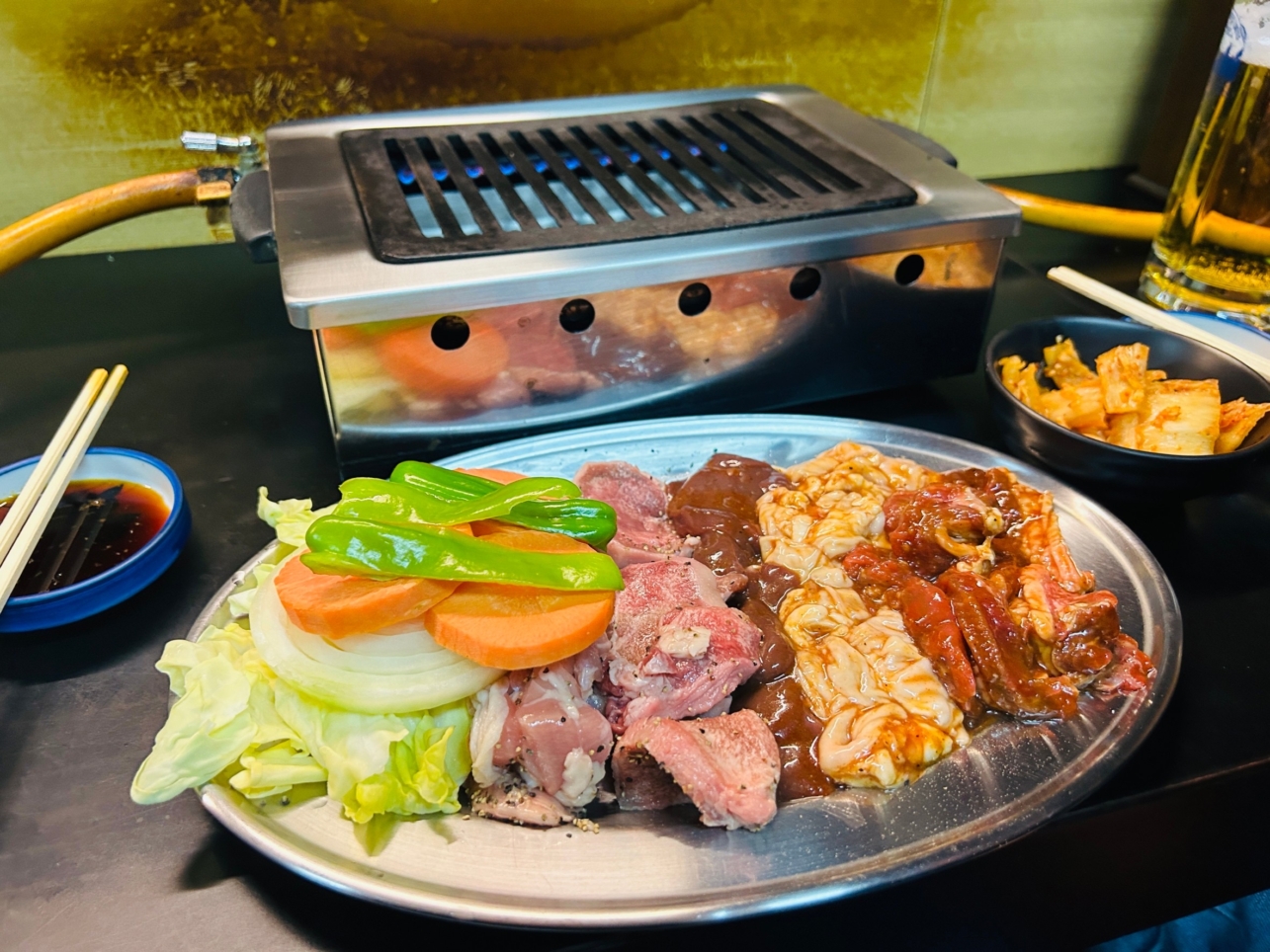 大船駅すぐの有名店（大衆焼肉　ジンギスカン）