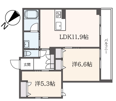 ☆新築２ＬＤＫ室内内見できます☆（ラ・グロワール）