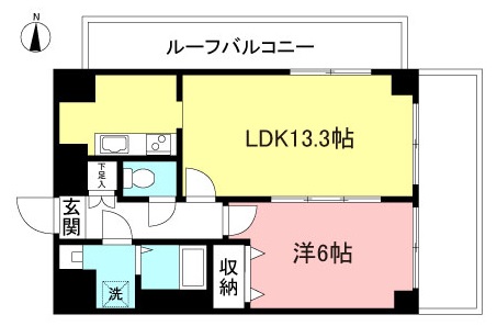 ☆ルーフバルコニーのあるお部屋☆（グランドール和泉）