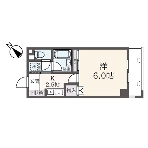 バス停目の前・屋根付き商店街なので雨の日でも安心マンション『デュオK・Y山手』