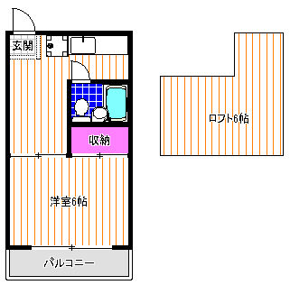 玄関天井開放的な室内に出会えます。キッチン側からのはしご。風通しのよいロフトスペース