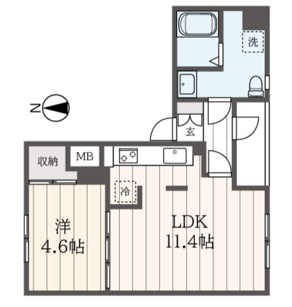 デザイナーズマンション・駅近徒歩2分・陽当り良好☆LDK11.4帖