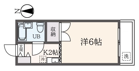 【１Ｋ】武蔵小金井駅１５分、東京学芸大学、東京経済大学の一人暮らしに(メイプルアベニュー)