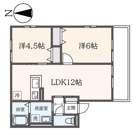 【２ＬＤＫ】鷹の台駅８分、セキスイハイムの賃貸住宅(エスペランサ)