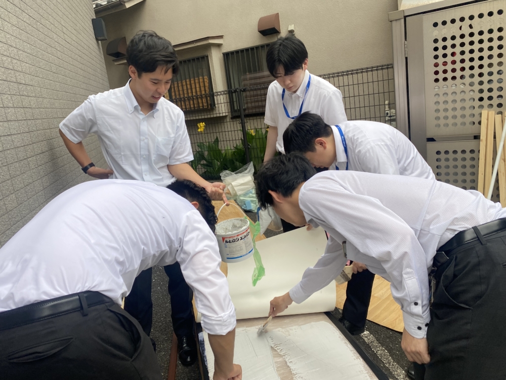 いかだレースに向けて準備開始！！