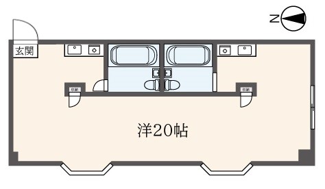 1Rの20帖の驚きの広さ！！
