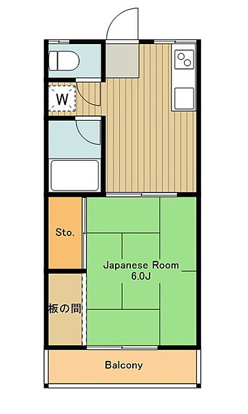 広い押入れ＆床の間で荷物が多くても安心【当社管理】鴨下ハイツ202