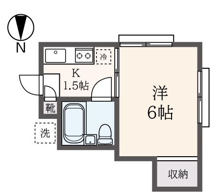 ２面採光の角部屋！武蔵小金井のお部屋です♪