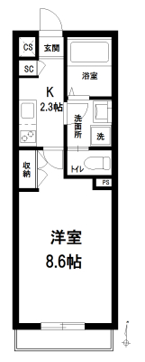 8.6帖の居室ゆとりのある生活を♪【エスポワール上石神井】