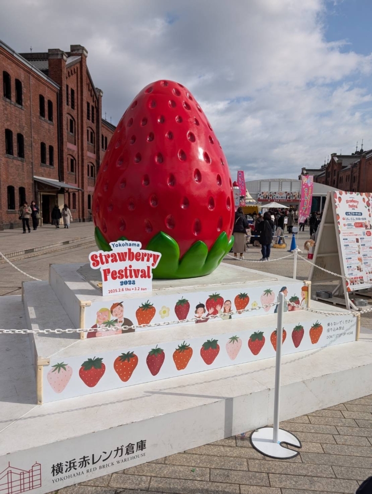 いちごマーケット開催中🍓横浜赤レンガ倉庫