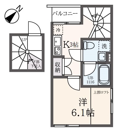 ロフトで寝れちゃうお部屋☆【ＡＮＮＥＸ　ＴＯＫＩＷＡＤＡＩ】