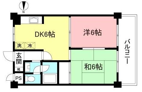 ２DKタイプ☆武蔵小金井駅最寄りのお部屋です♪（グリーンヒルズ小金井）