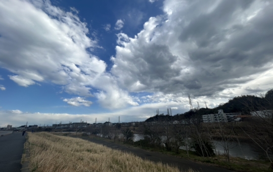 鶴見川と長閑な河川敷🏃‍♂️