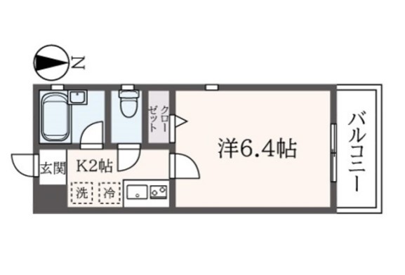 バルコニーからの眺めるRCマンション！武蔵小金井のお部屋（メゾン片山）
