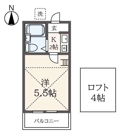 久米川駅徒歩５分！ロフト付きのお部屋です♪（リンクスセカンド）