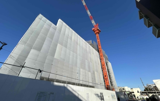 小川駅西口の再開発、2026年秋開業☆着々と進んでいます！