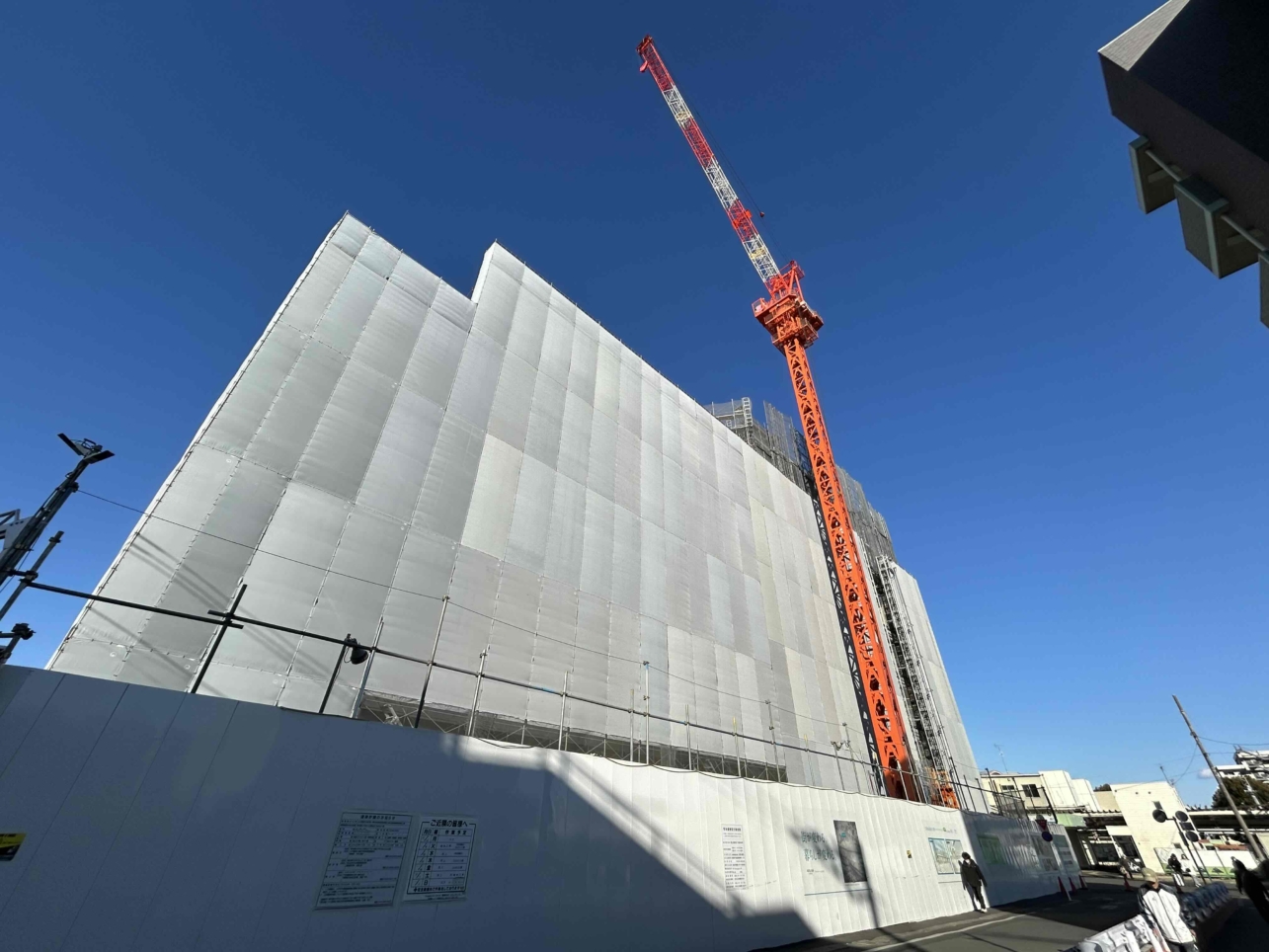 小川駅西口の再開発、2026年秋開業☆着々と進んでいます！