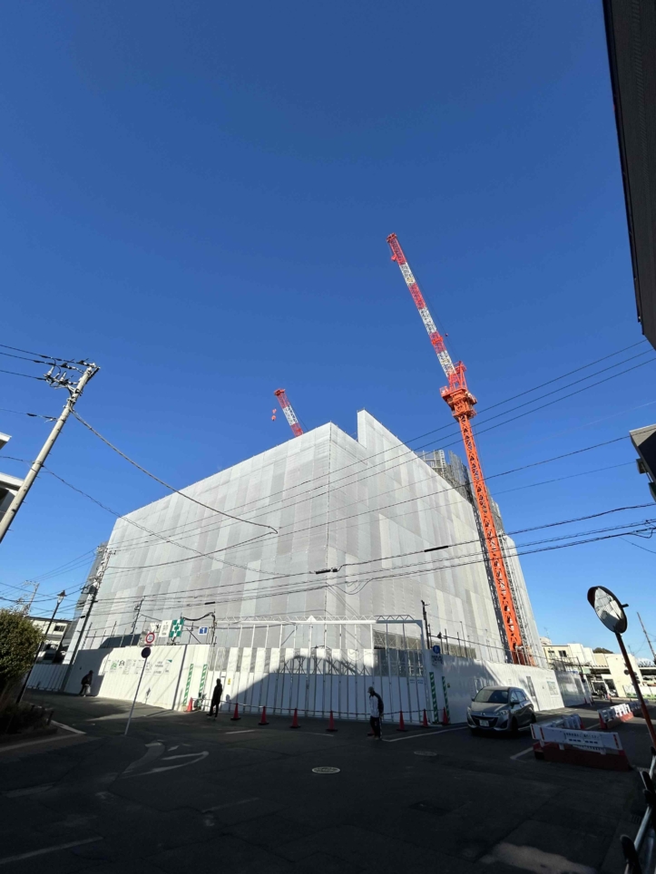 小川駅西口の再開発、2026年秋開業☆着々と進んでいます！