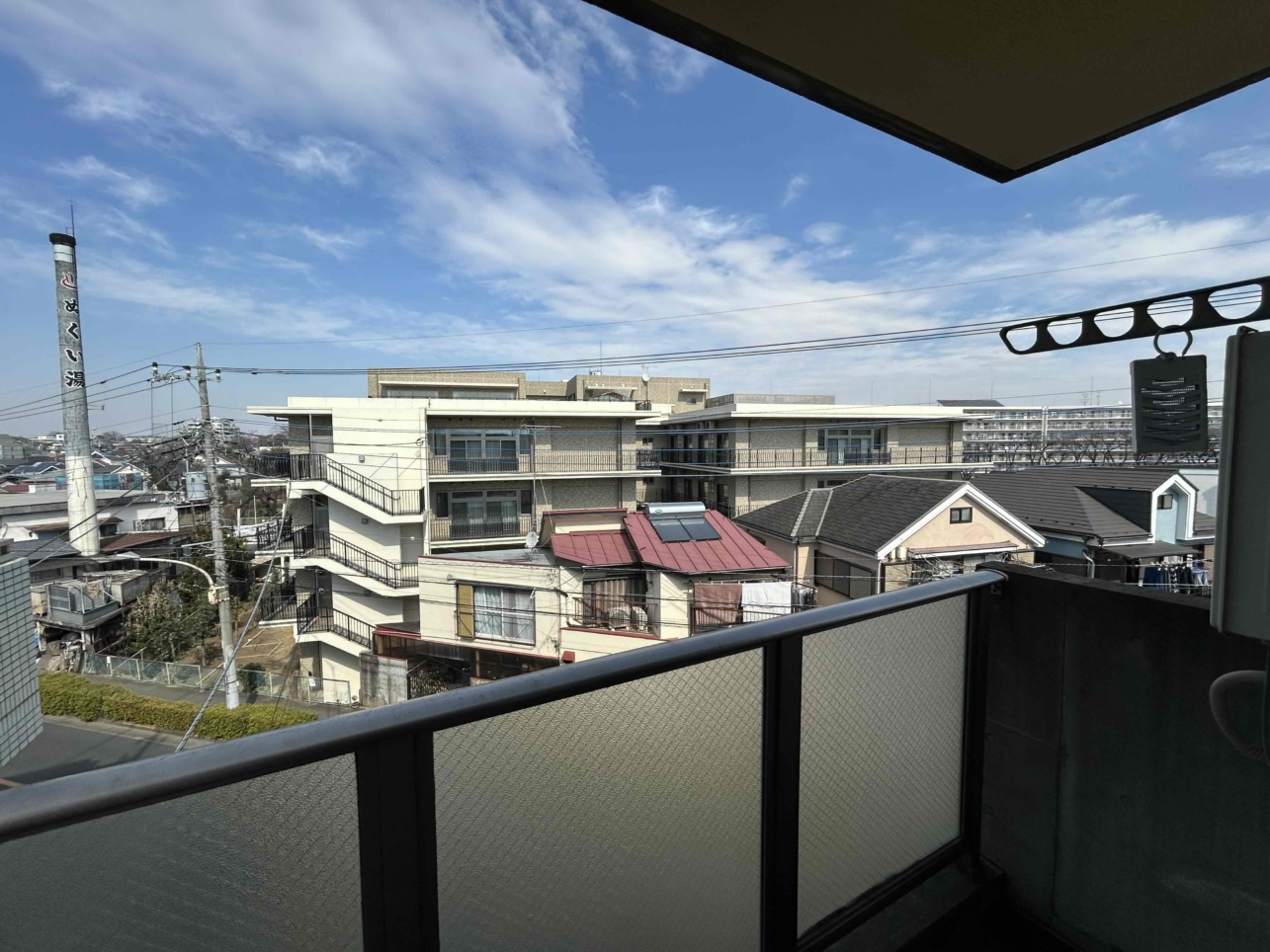 バルコニーからの眺めるRCマンション！武蔵小金井のお部屋（メゾン片山）