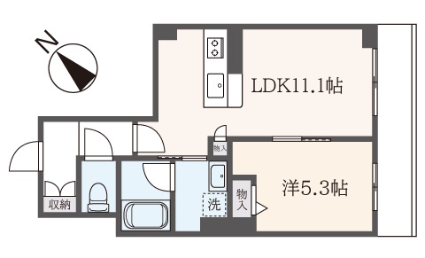 築浅ホテルライク仕様のお部屋【ル・シャルム・レミ】
