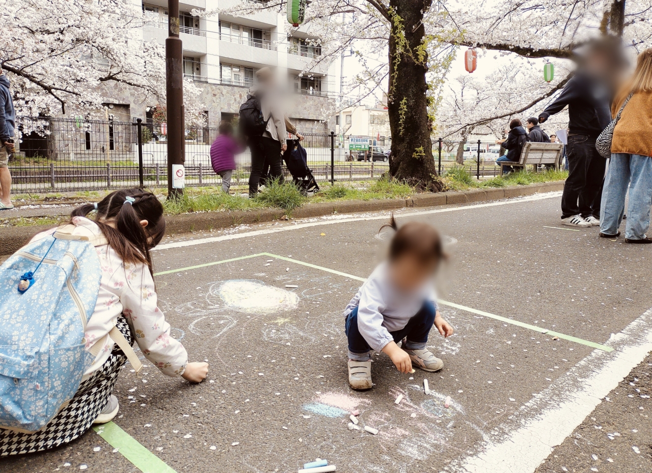 子供に優しい桜祭り【長久保公園】